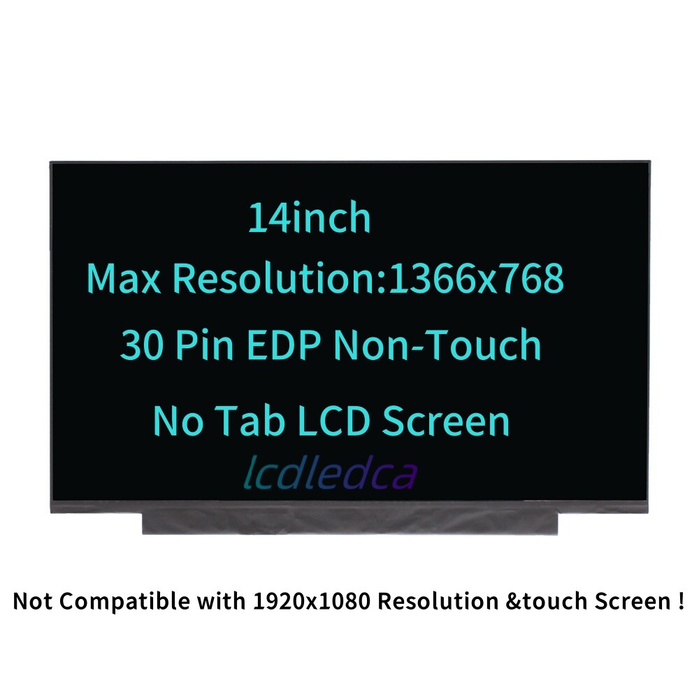NT140WHM-N61 laptop LED LCD Screen HD 1366x768 NT140WHM-N51 Display 14 in No tab