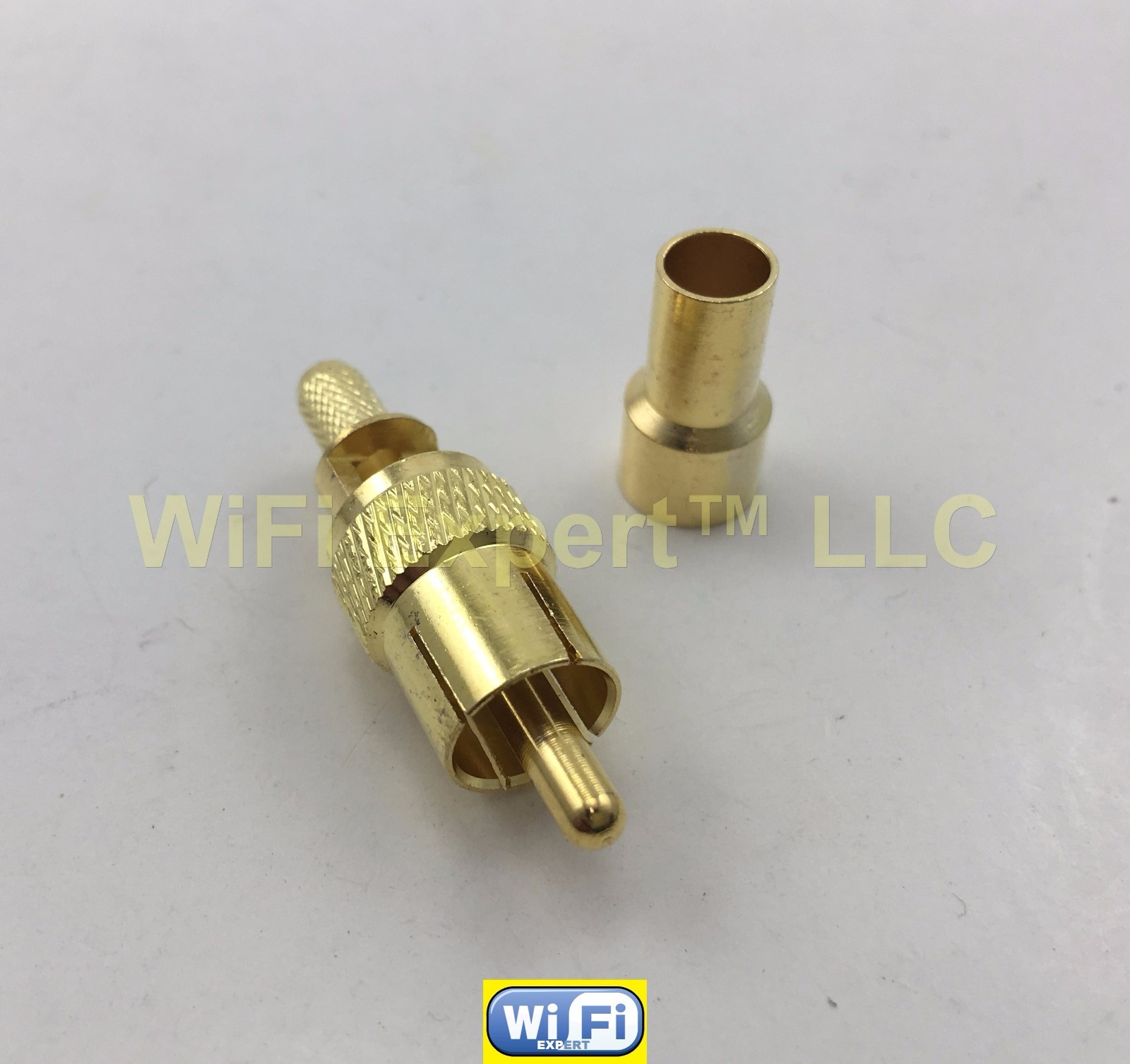 RCA Male 50oHm Jack Solder crimp RG58 LMR195 RG142 RG400 Straight RF connector