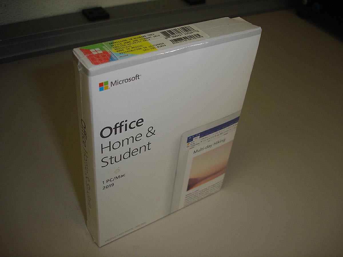 Microsoft Office Home & Student 2019 Retail Version - 1 PC/MAC - New & Unopened
