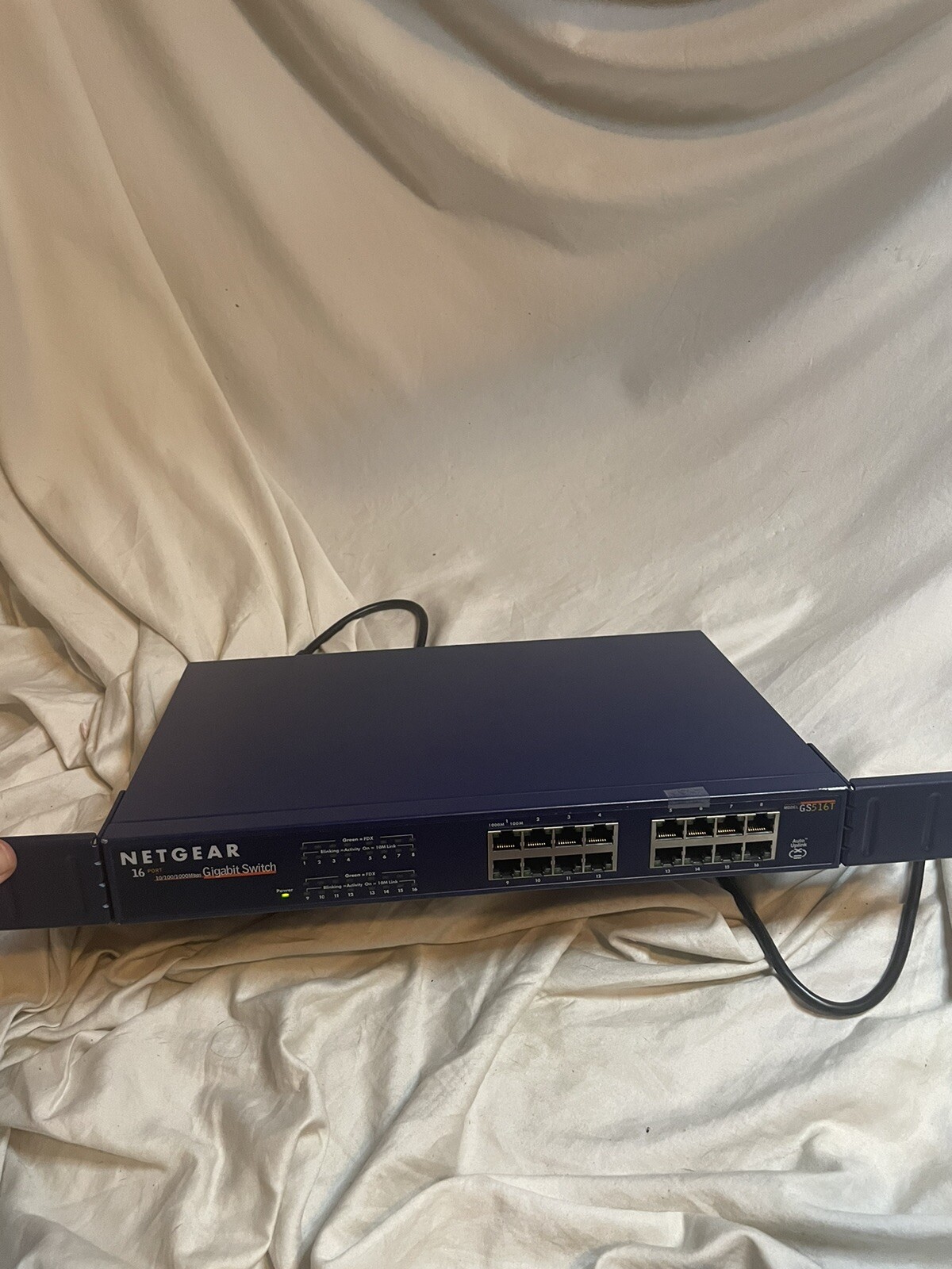 Turns On But Read D Netgear ProSafe GS516T Netgear GS516T 16-Port A4