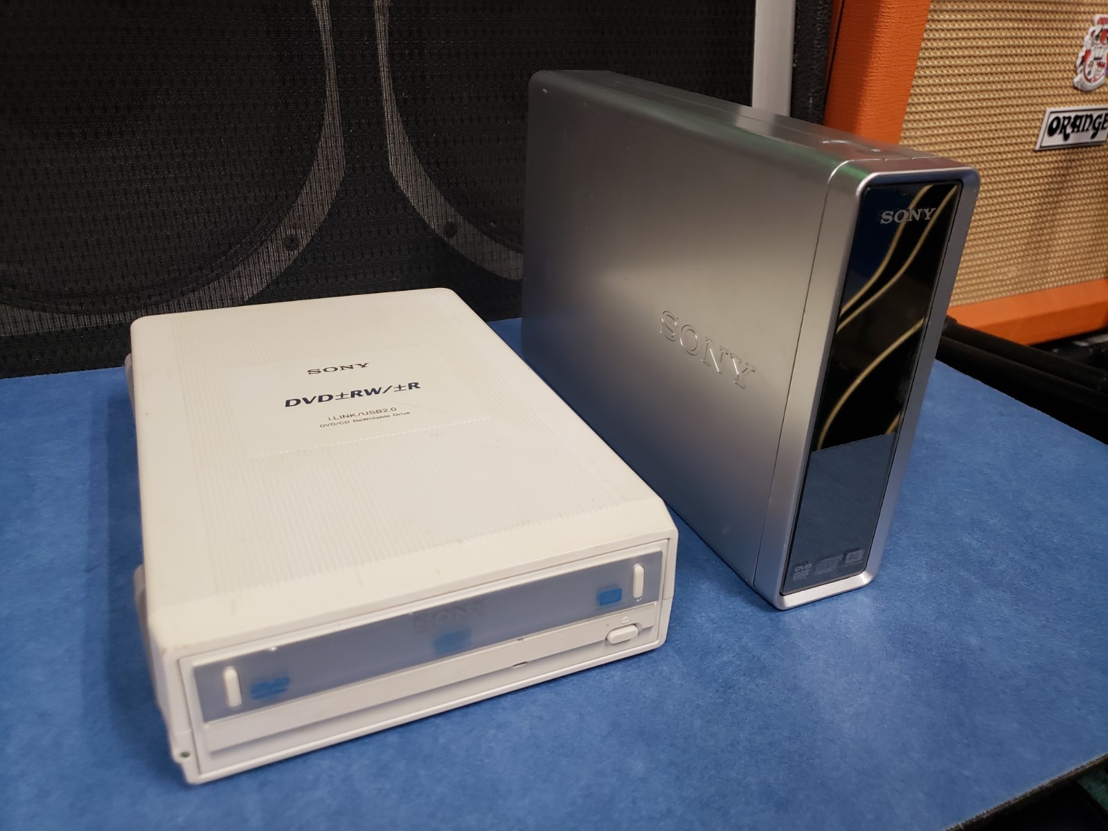 2 Vintage Sony DRX-530UL External DVD/CD Drive i.LINK USB 2.0 & DRX-840U