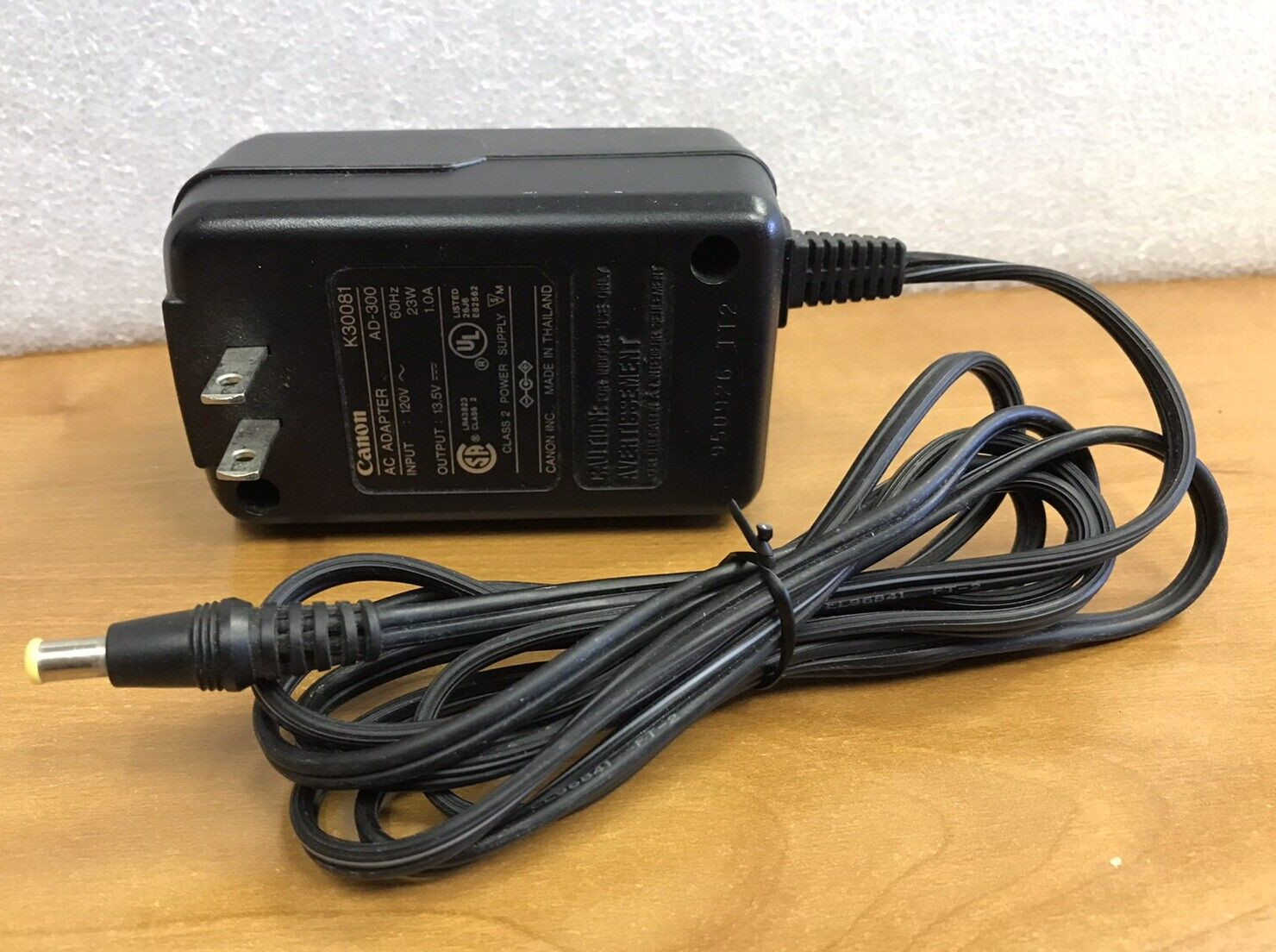 Canon K30081 Printer AC DC Power Adapter AD-300 Genuine 13.5 Volts 1 Amp