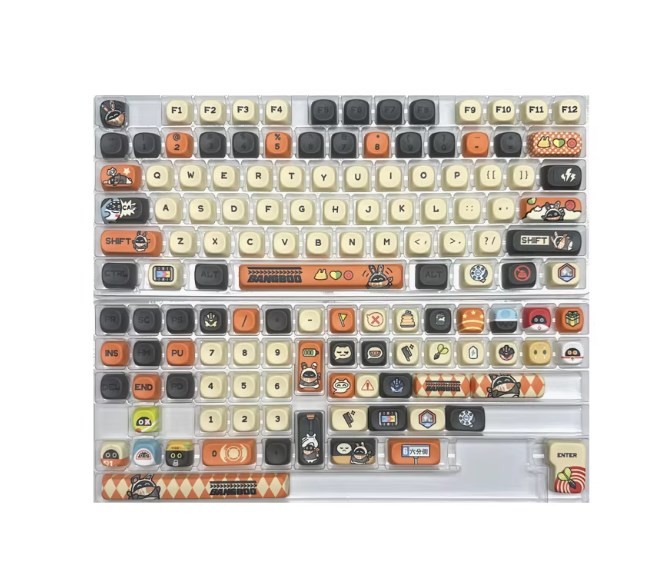 ZZZ Zenless Zone Zero The Bangboo 133 Keycaps MOA PBT for Cherry MX Keyboard