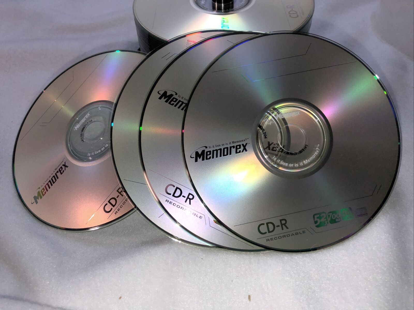 Memorex blank recordable CD’s  41 qty. 52x/700MB/80MIN.  New In Open Box.