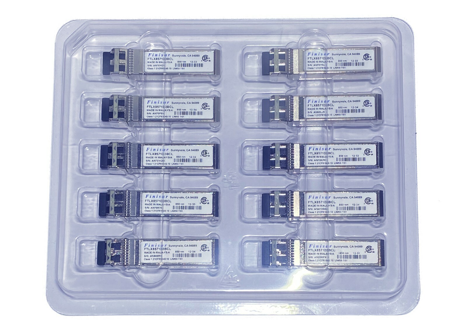10GB SFP+ transceiver for Quanta LB6M LB4M 10GB 24-Port SFP Switch 850nm 300m