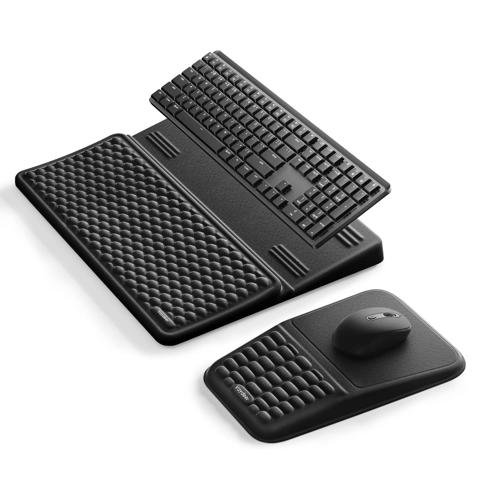 Vaydeer Keyboard Stand and Mouse Pad Set, Ergonomic Elbow Support Pad