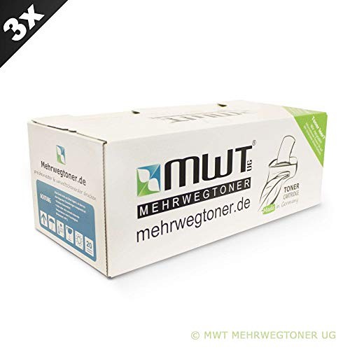 Eurotone 3x Toner Cartridge Compatible Black MWT Statt 408010 Type 150hc Sp150