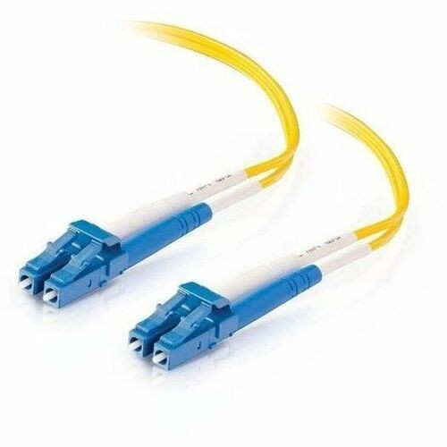 C2G 30m LC-LC 9/125 Duplex Single Mode OS2 Fiber Cable - Yellow - 98ft