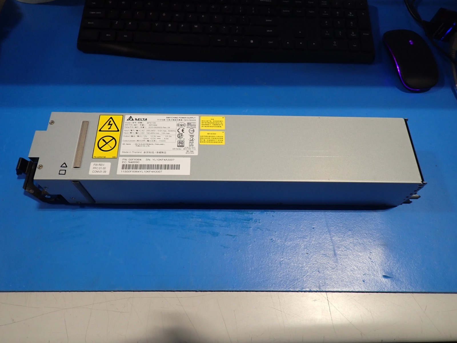 IBM 00FX964 1722-Watts Switching PSU High Efficiency Server AC Power Supply