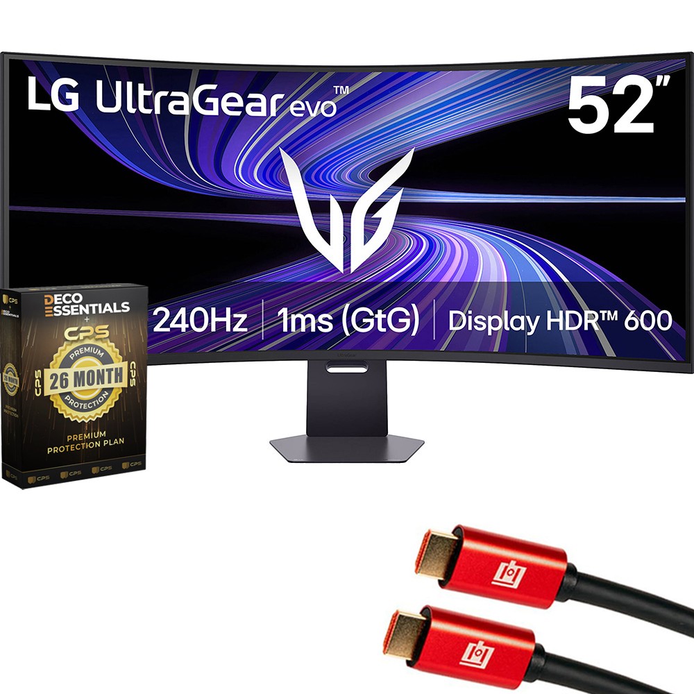 LG 52" UltraGear evo 5K2K 240Hz Curved Gaming Monitor w/ 26 Month Protection Kit