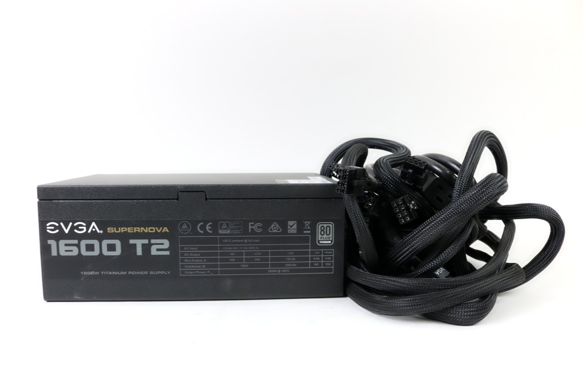 EVGA 1600 T2 1600W Titanium Power Supply PSU - PC | 1yr Warranty, Fast Ship