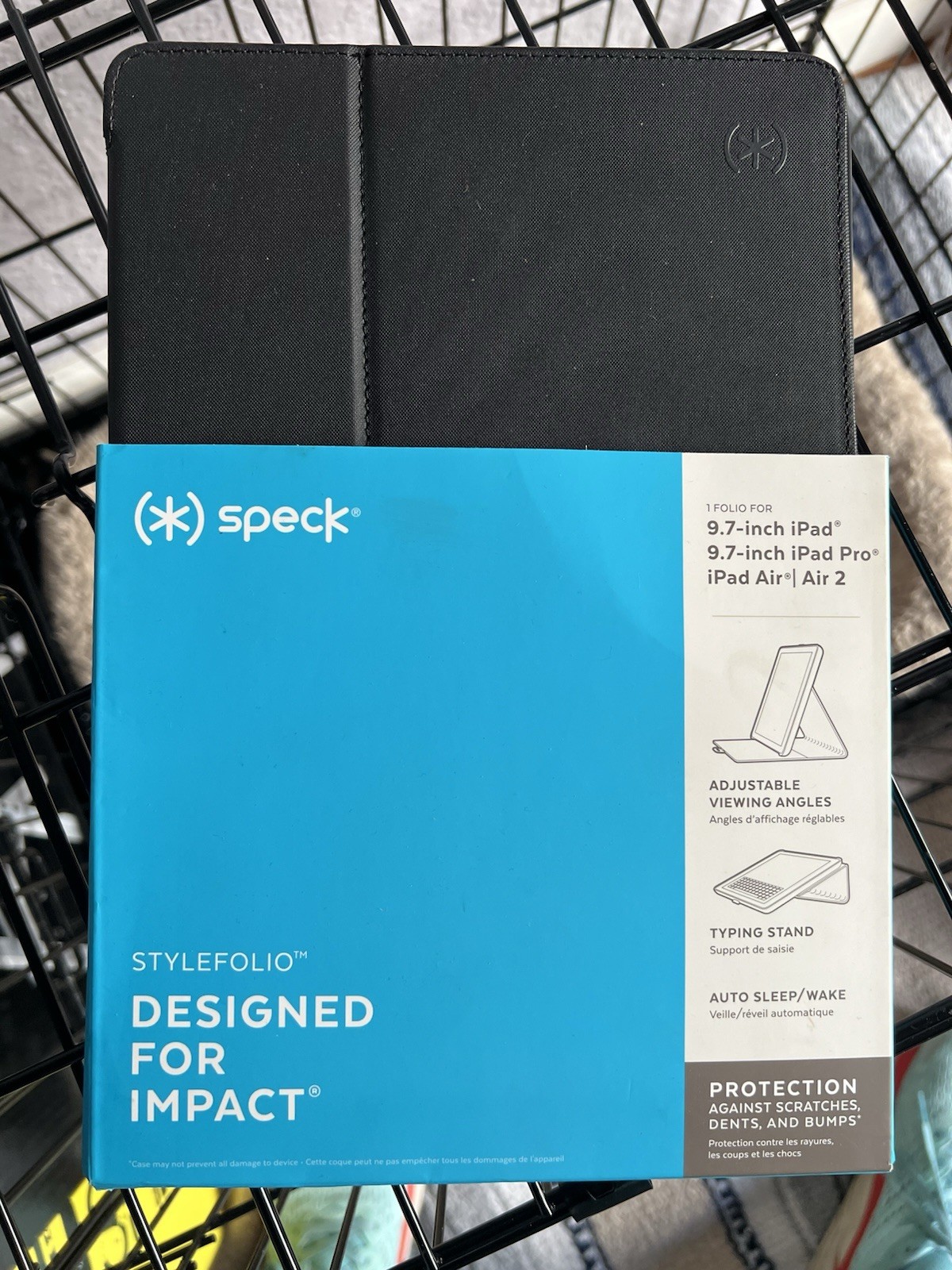 Speck Drop Resistant iPad Case, For 9.7" iPad, Pro, Air, Air 2 Color Black New