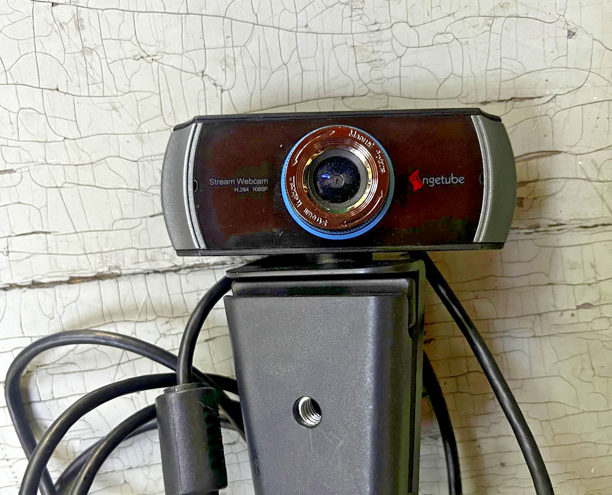 Angetube 920 Stream Webcam Full HD 1080P USB Web Camera w/ Built-In Microphone
