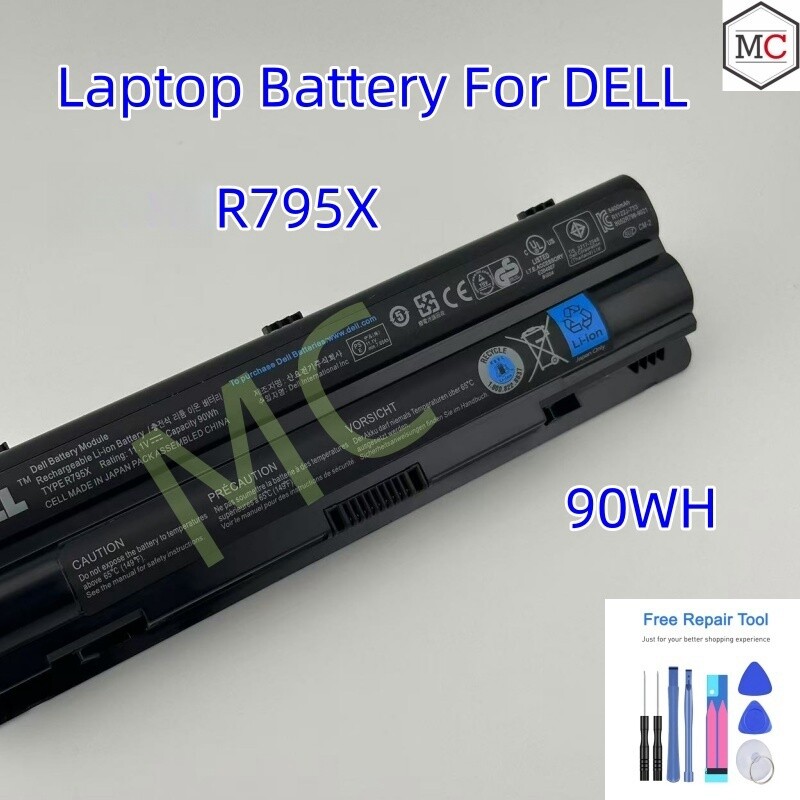  J70W7 Battery for Dell 14 15 17 L401x L501x L502x L701x L702X 90Wh R795X
