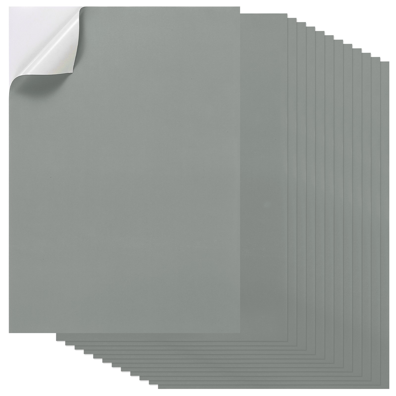 20Pcs Full Sheet Label Sticker Paper, A4 Shipping Labels, Gray