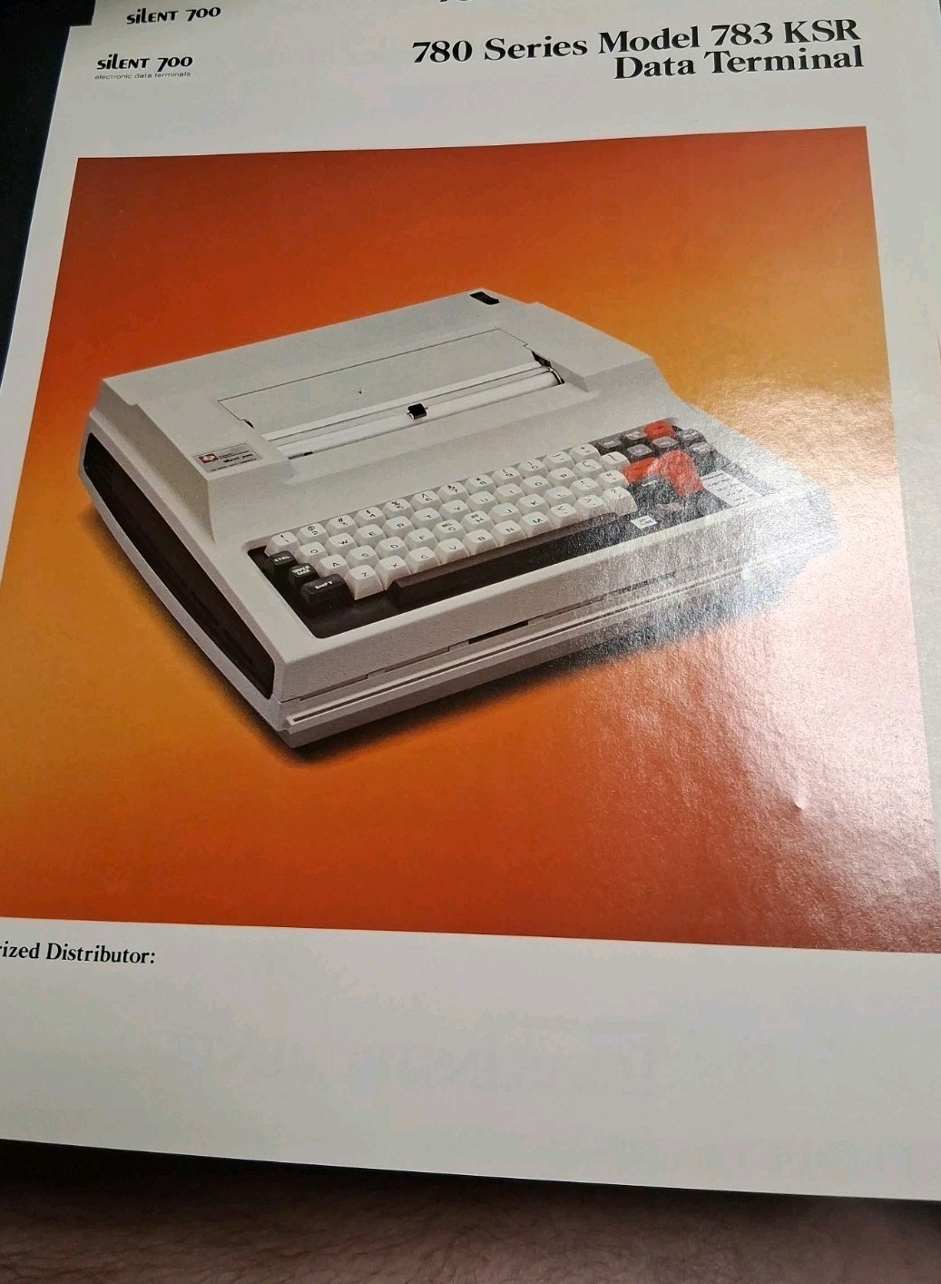 VINTAGE BROCHURE 1979 DATA TERMINAL 780 SERIES MODEL 783KSR TEXAS INSTRUMENTS 