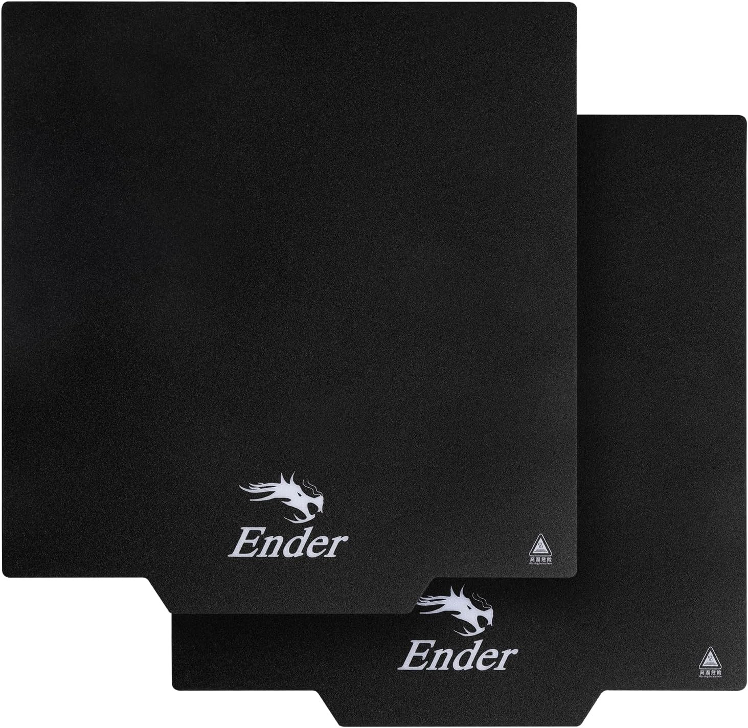 2PCS Magnetic 3D Printer Build Surface Heated Bed Cover for Ender 3/3 Pro/V2/S1