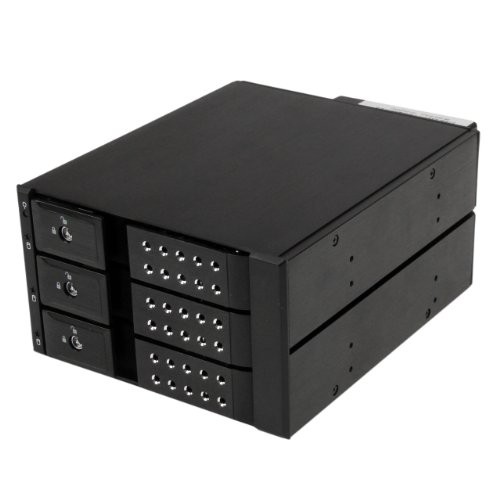 Startech HSB3SATSASBA 3 Bay Hot Swap Mobile Rack 3.5in SATA/SAS