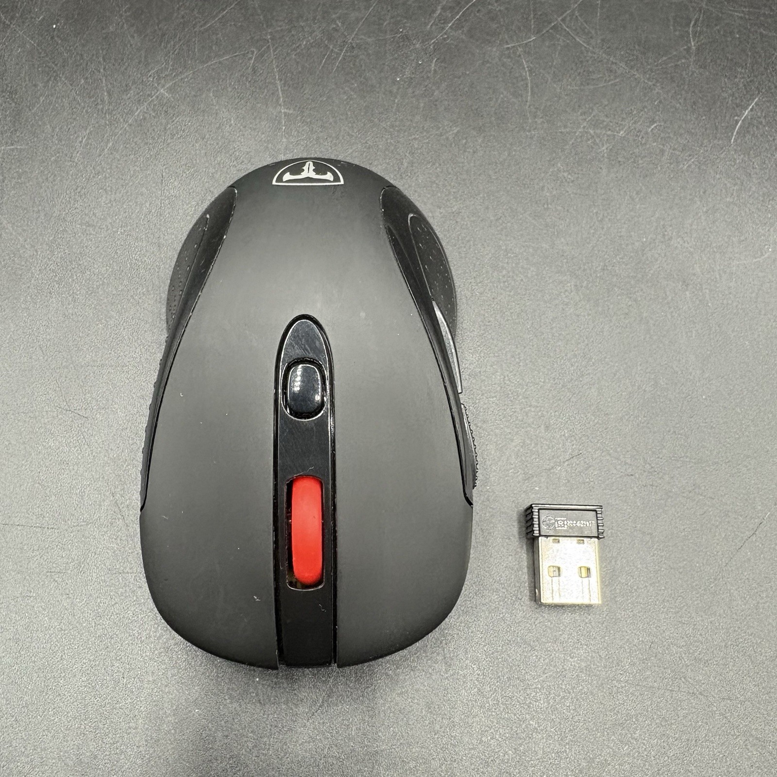 4F Eastern Times ET 2.4G Wireless Optical Mouse Model: D-16 Black w/ transmitter