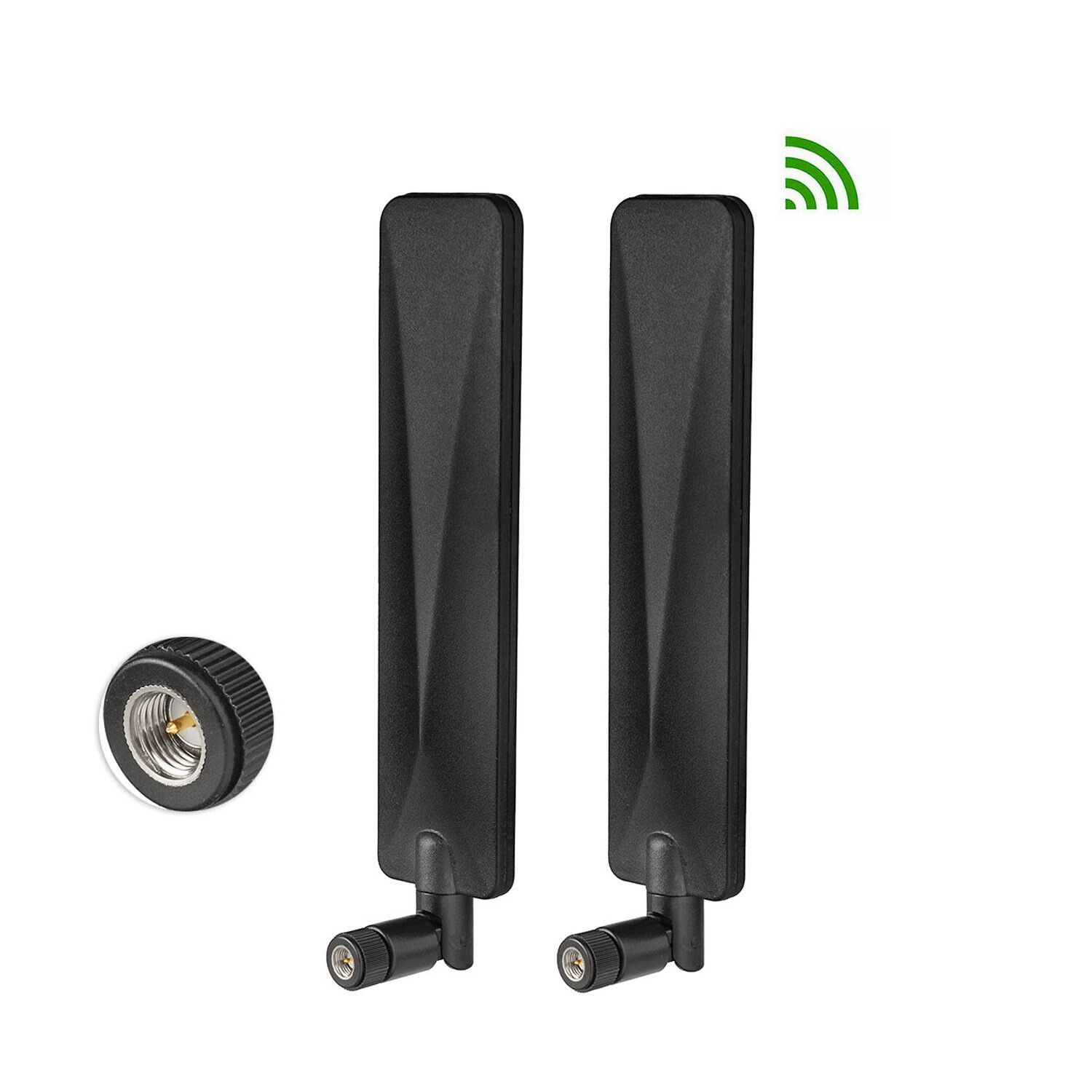 2x Replacement 4G LTE External SMA Male Antenna for Huawei B593/B880/B890/E5186