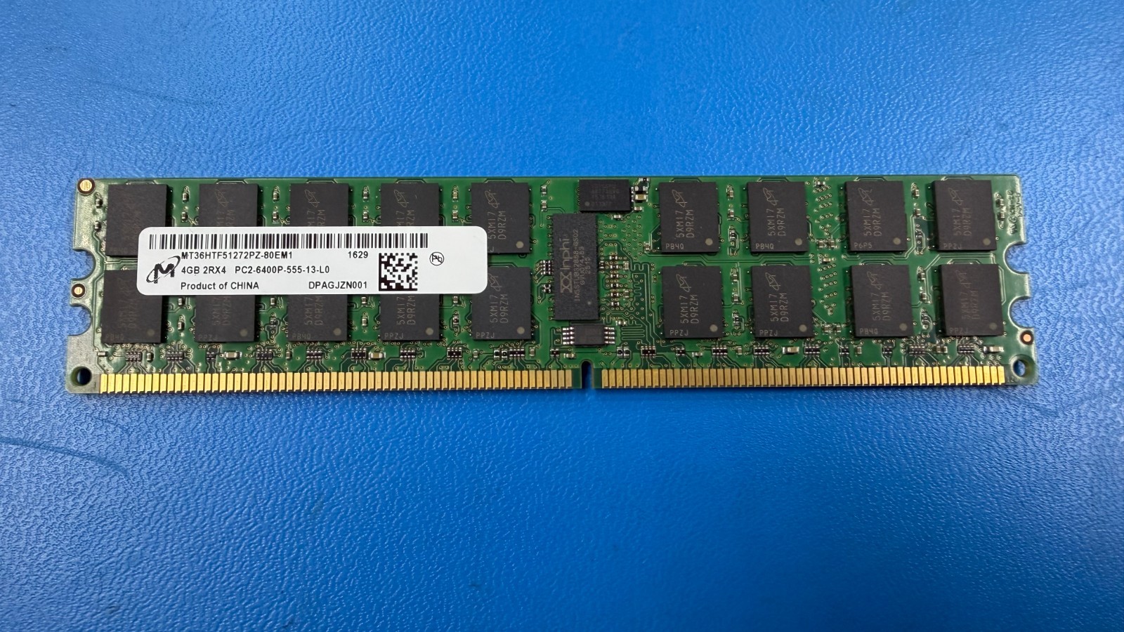 Micron 4GB 2Rx4 PC2-6400P DDR2-800 ECC Server RAM (MT36HTF51272PZ-80EM1)