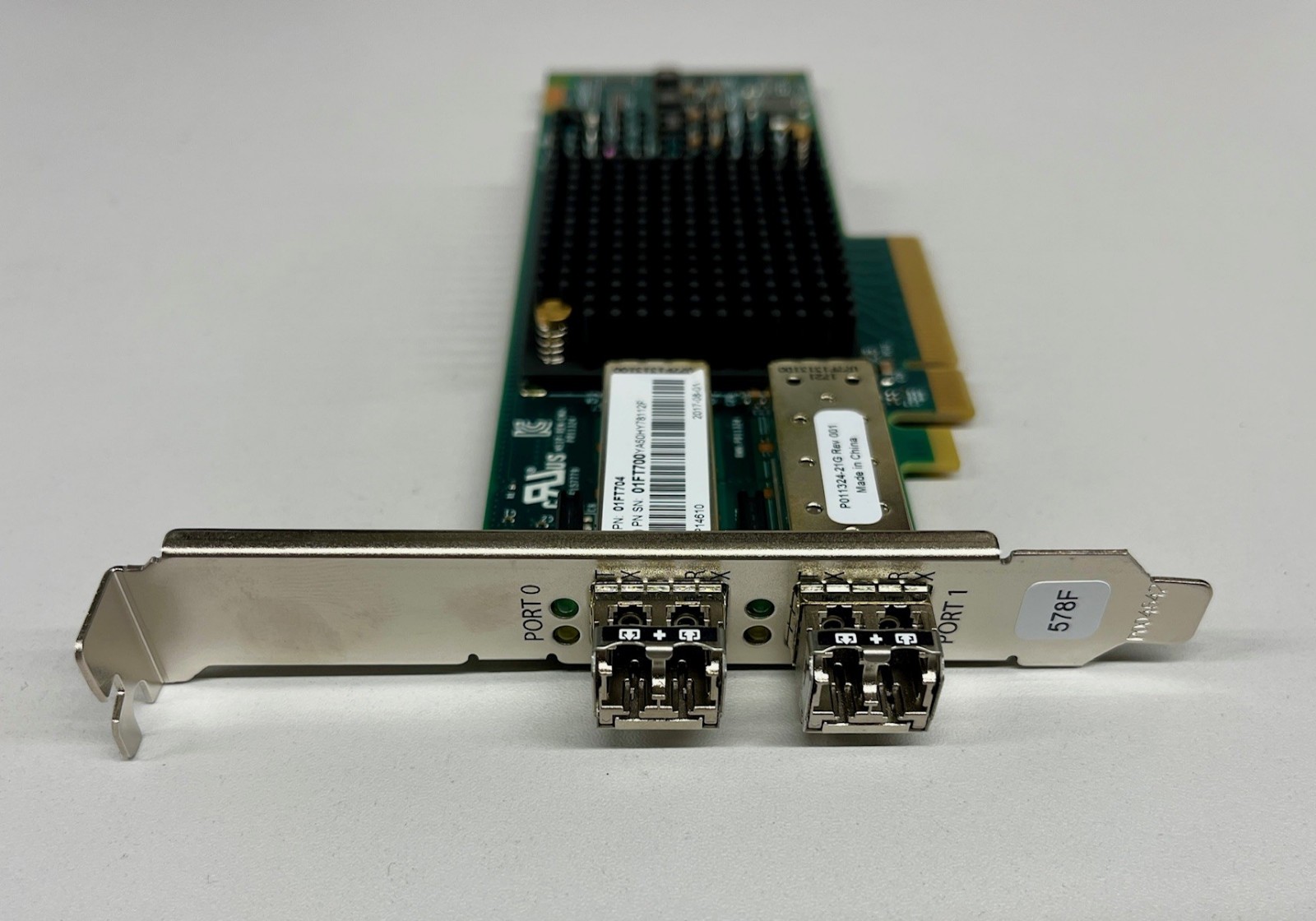 01FT704 IBM 32GB Dual Port Fibre Channel HBA w/ 2x SFP