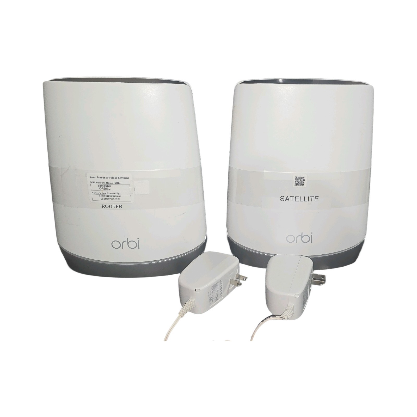 NETGEAR Orbi RBR750 Router + RBS750 Satellite Tri-Band 4200Mbps 4 Port Set Of 2