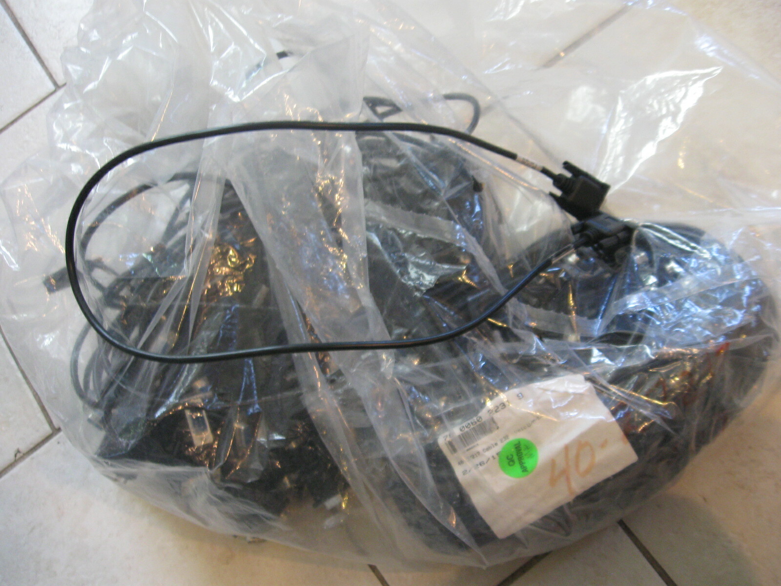 NEW HUGE Lot of 65  9-Pin Male to Female RS232 DB9 Modem Cable 35" # VOC-AIO 