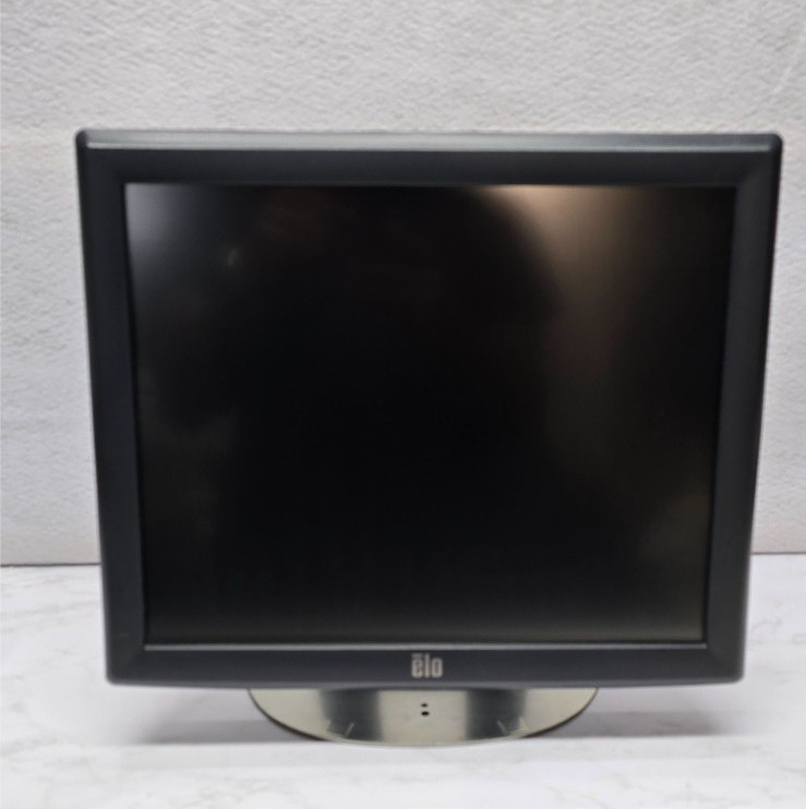 Elo Touchsystems 17" LCD Touchscreen Monitor E719160 17" - Dark Gray W/Cables