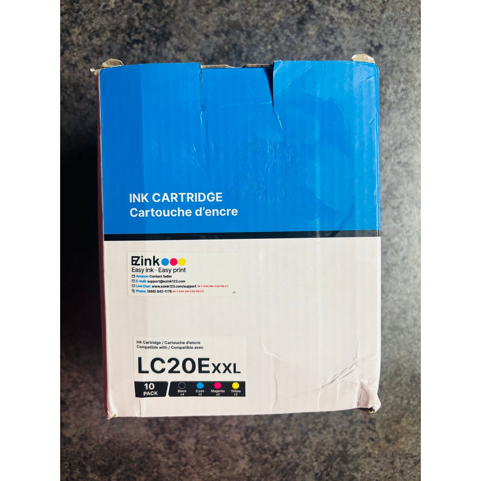 E-Z Ink LC20EXXL 10-Pack Compatible Brother Ink Cartridges BK C M Y XXL