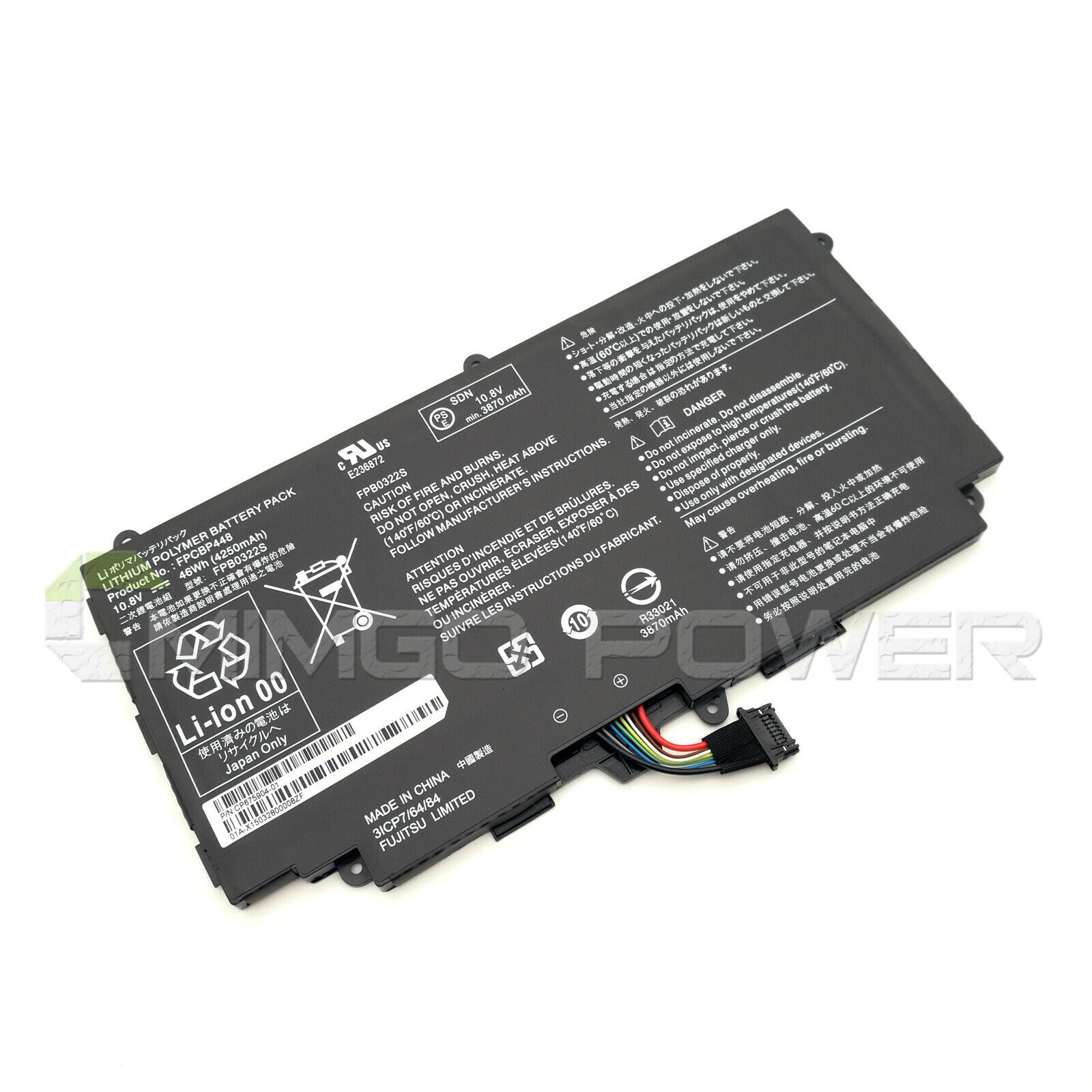 New Genuine FPCBP448 FPB0322S OEM Battery for Fujitsu Stylistic Q737 Q775 Q736