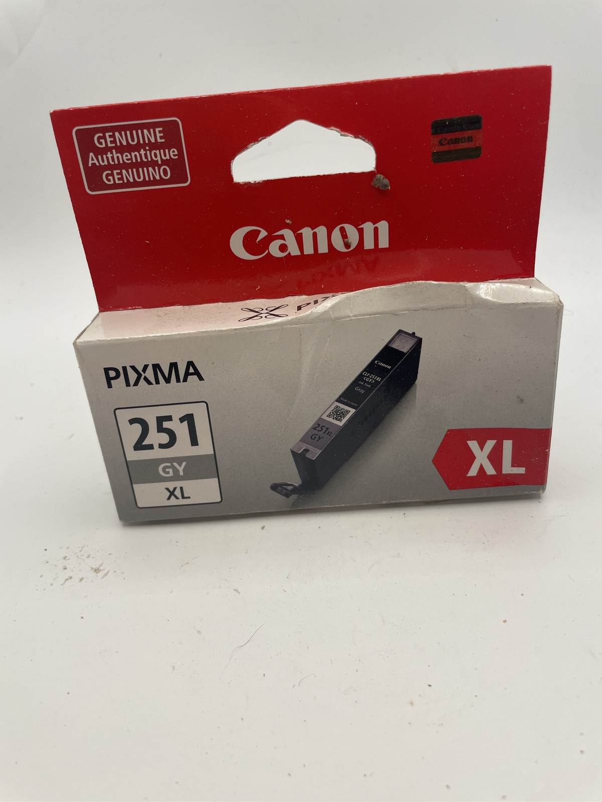 Canon CLI-251XL GY Gray Ink Cartridge PIXMA High Yield