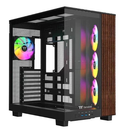 Thermaltake View 380 XL WS TG ARGB MID TOWER CASE , CA-11E-00M1WN-WS (BLACK)