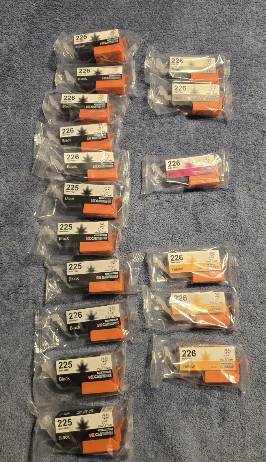 Miss Deer Compatible Ink cartridges for printers Cannon, Pixma,