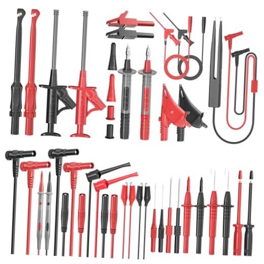 Silicone Multimeter Test Leads Kit for Electrical Testing | Replaceable 33PCS