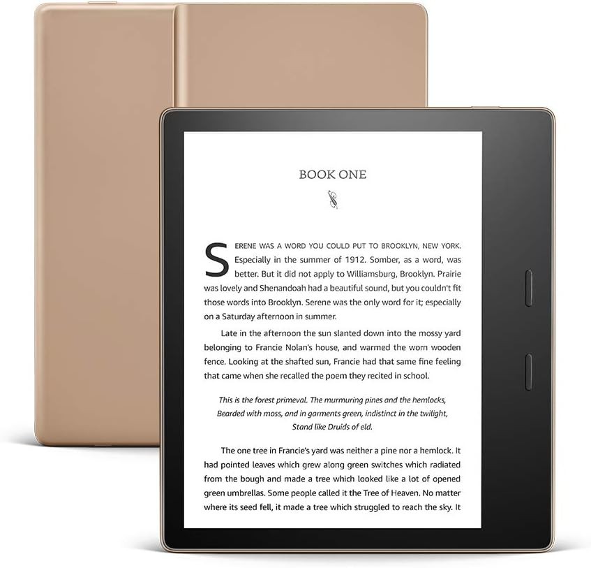 Amazon Kindle Oasis 10th Gen Waterproof 32GB WiFi eReader Champagne Gold