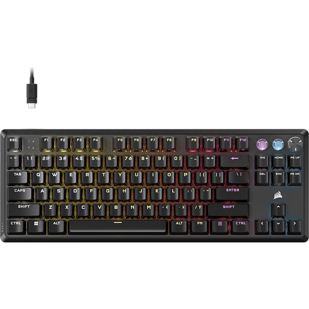Corsair K70 PRO TKL Hall Effect Rapid Trigger Gaming Keyboard Certified Refurb