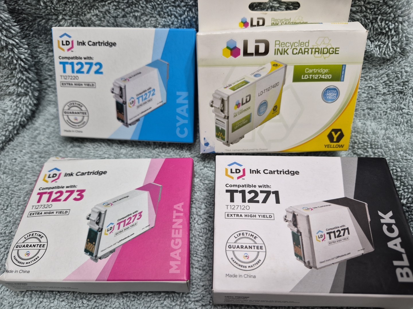 New unopened Ink Cartridges color ink cartridges Been In Storage Selling As Is 