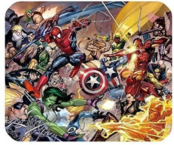 Marvel Avengers Super Hero's Collage - Desktop Computer Mouse Pad - 9.5" X 8"