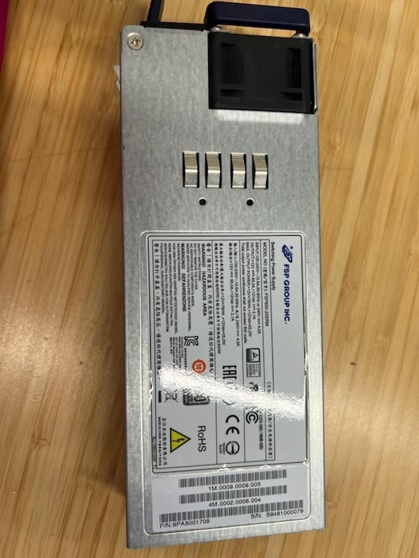 FSP GROUP FSP800-20ERM  POWER SUPPLY