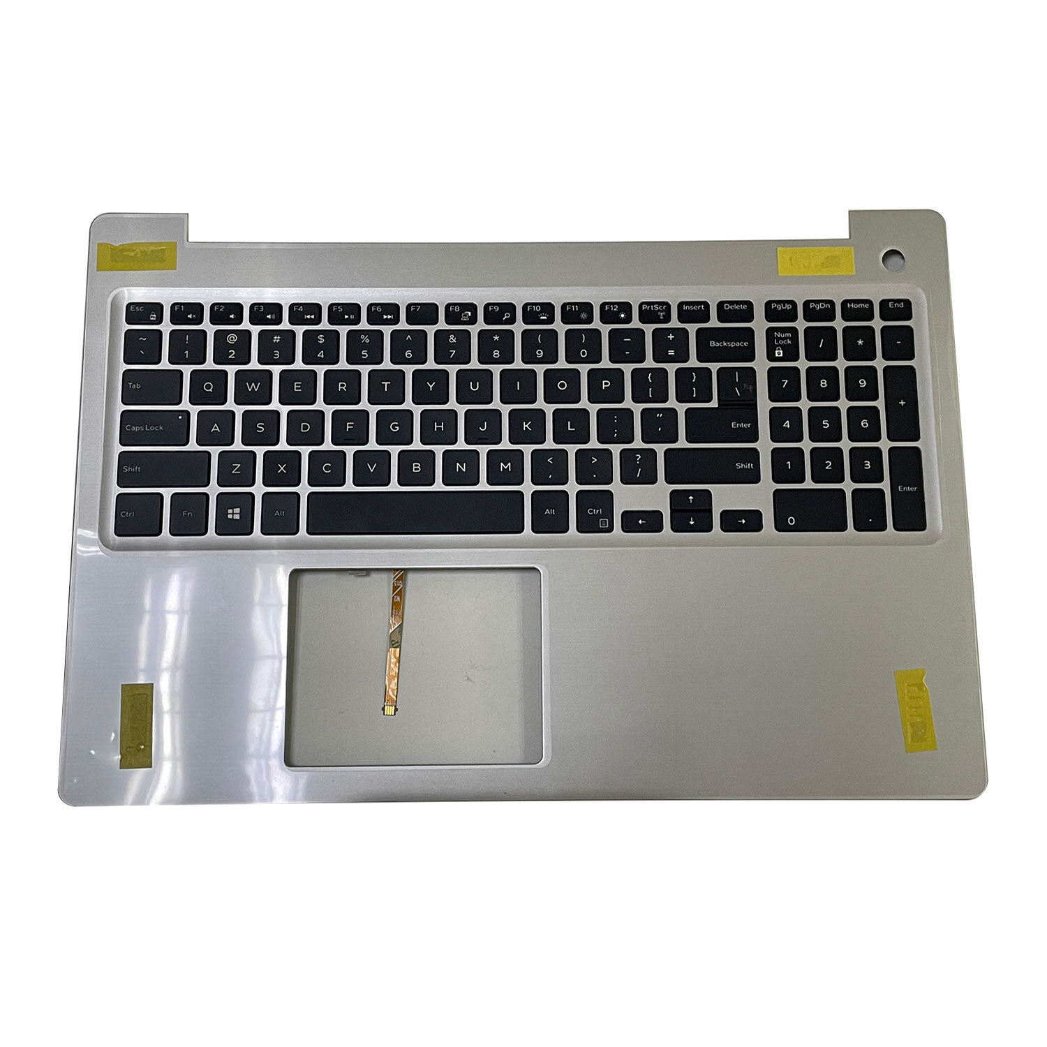 New For Dell Inspiron 15 5570 5575 Palmrest Backlit US Keyboard 0MR2KH Silver US