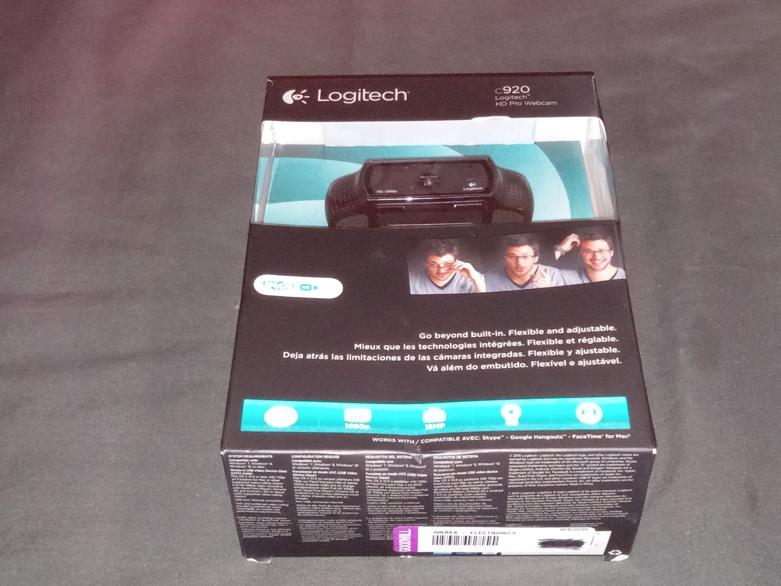 Logitech C920 - Pro HD Webcam - Black - NEW In Box - LOW Price - NICE
