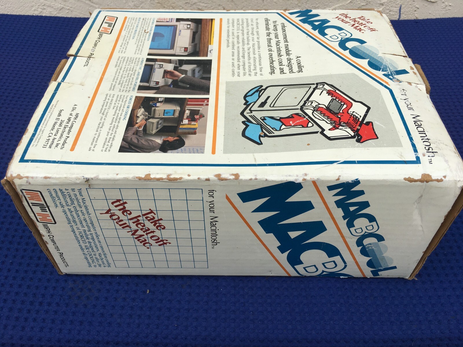 Very Rare Vintage MACBCOOL Macintosh Computer Fan MAC B COOL Mac 128 512 Plus +