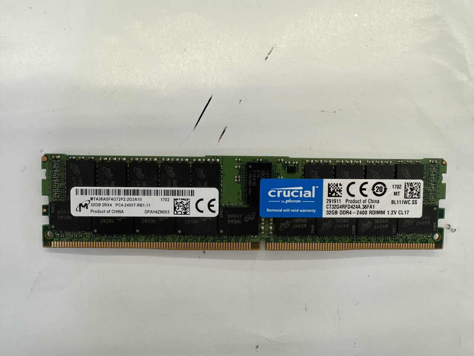 Micron Crucial CT32G4RFD424A 32GB DDR4-2400 Memory