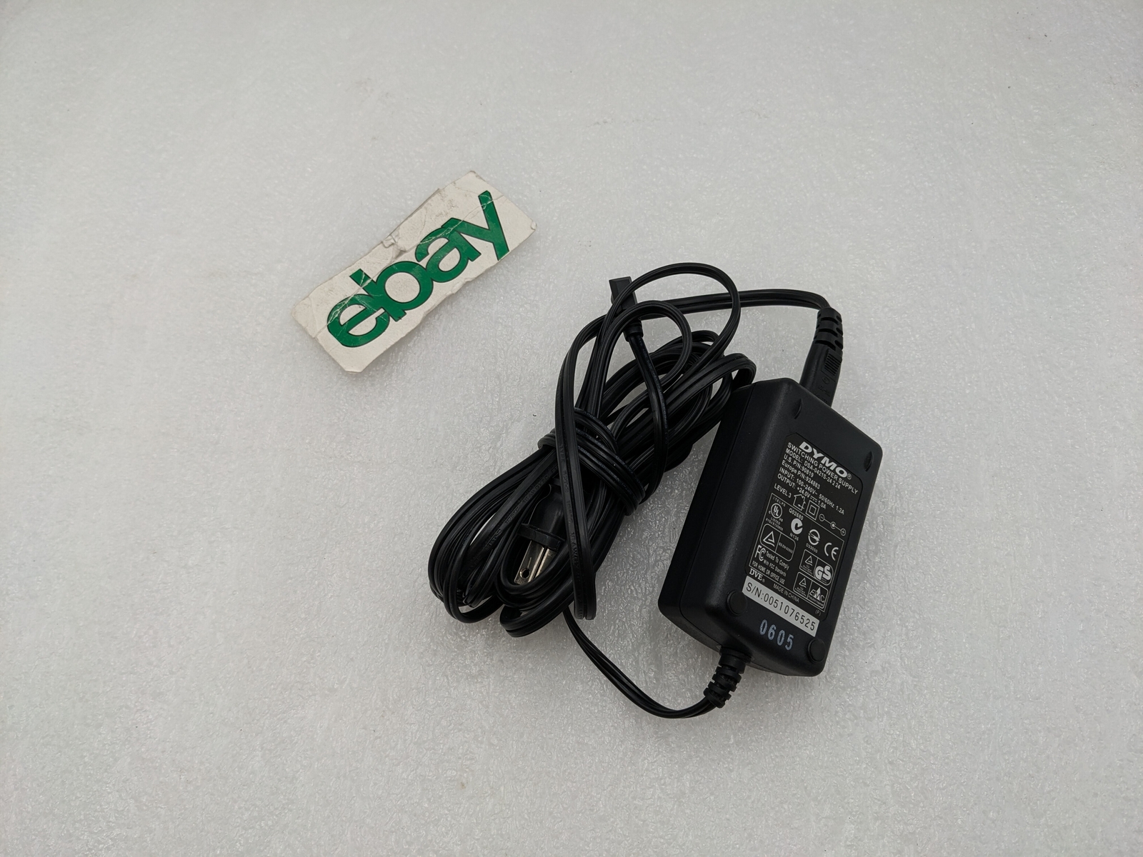 Genuine DYMO DSA-0421S-2424 Switching Adapter 24V DC 1.0A Power Supply FREE S/H