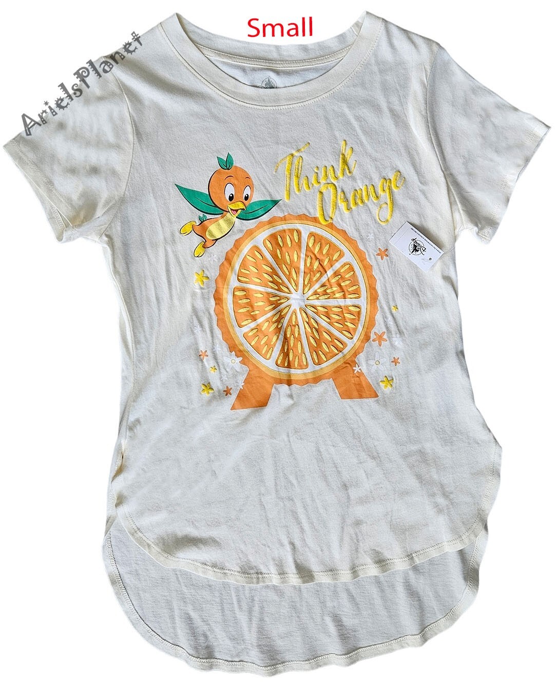 Disney Parks Orange Bird Think Orange Shirt Size Small - Women