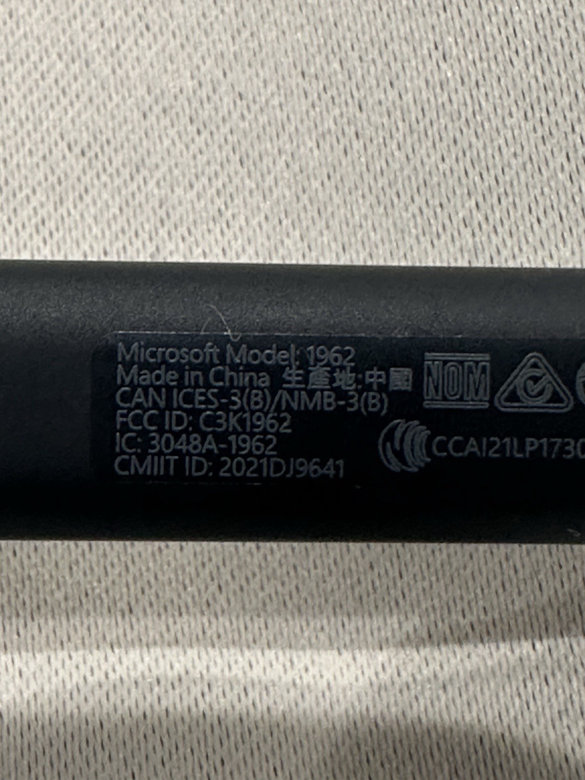 Microsoft Stylus Pen Black Model 1962 MPN 1962 for Microsoft Surface Tablet