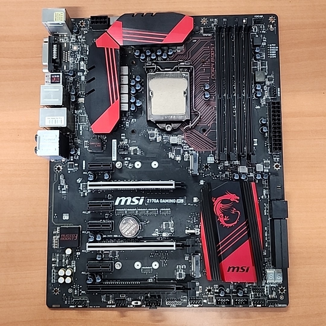 MSI Z170A GAMING M5 Motherboard Intel Z170 DDR4 LGA 1151 ATX - For Parts