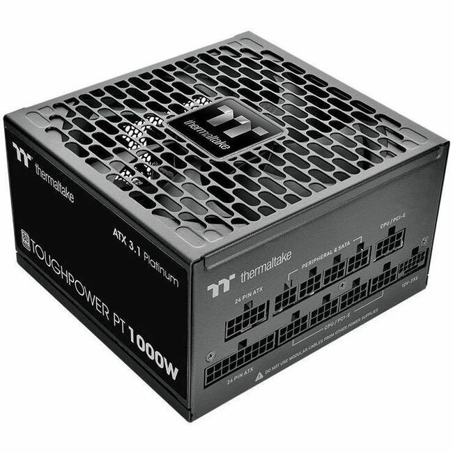 Thermaltake Toughpower PT 1000W; ATX 3.1; Native PCIe 5.1 12V-2x6; Etched Flat