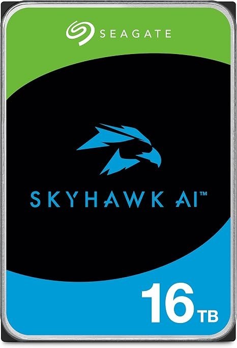 Seagate SkyHawk AI 16TB 3.5" SATA 6Gb/s HDD ST16000VE000 Surveillance Drive